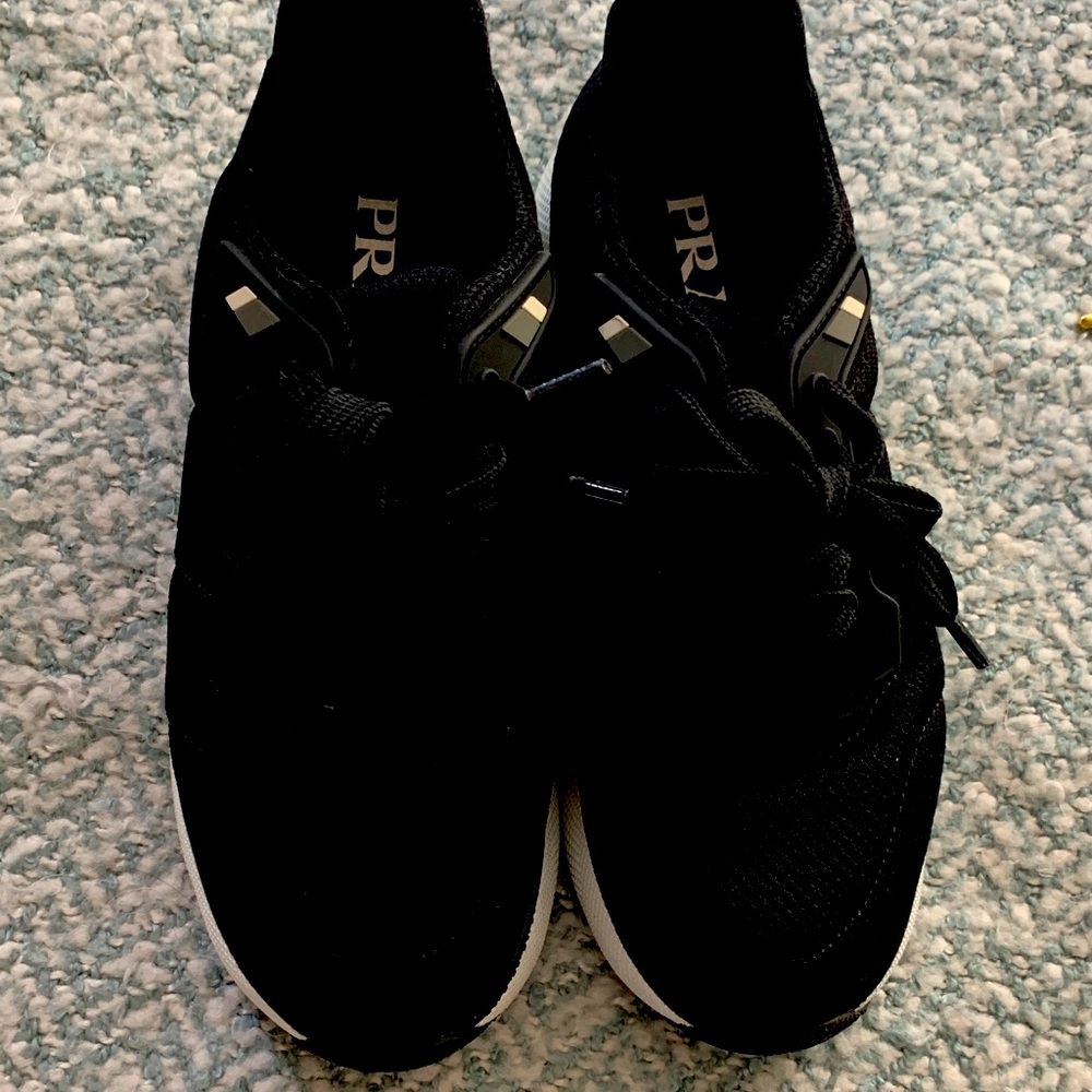 Prada Black and White Sneakers